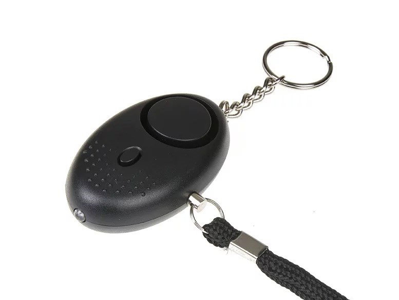 Personal alarm GUARD SCORPION siren 120 dB LED flashlight Black (YC-003-BL)