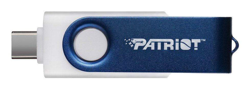 Patriot Memory Xporter X550 USB flash drive 128 GB USB Type-A USB Type-C 3.2 Gen 1 (3.1 Gen 1) Blue, White