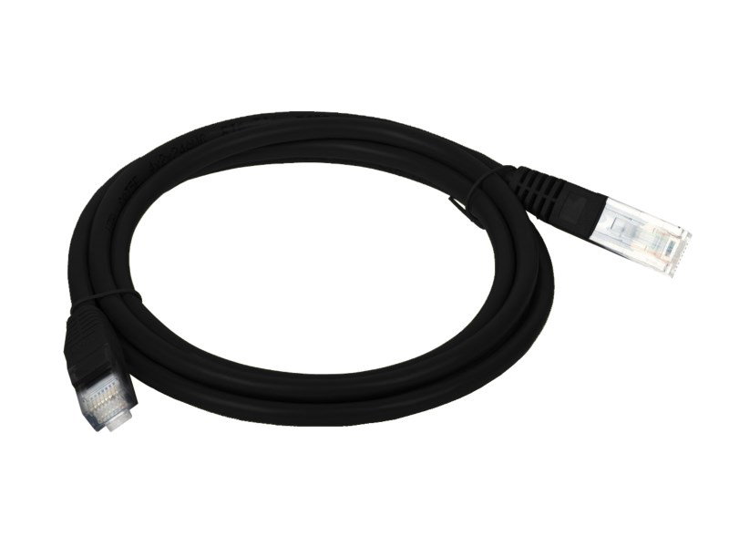 A-LAN KKU5CZA0.5 networking cable Black 0.5 m Cat5e U/UTP (UTP)