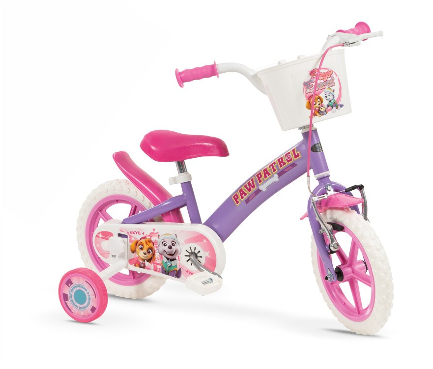 Children s Bike 12 Paw Patrol Purple 1180 Girl TOIMSA