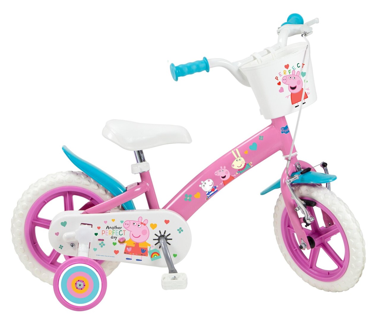 Children s bicycle 12 Peppa Pig pink 1195 Pink TOIMSA