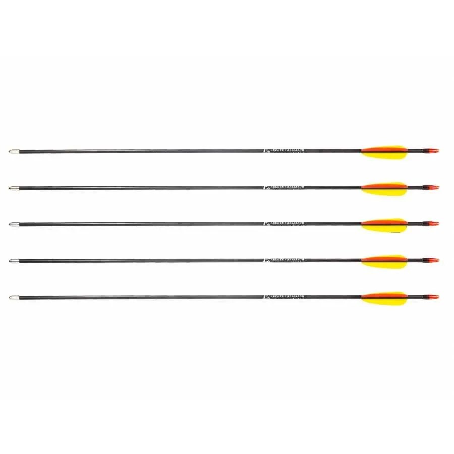 Poe Lang 28 fibreglass arrows - set of 5 (D-055-B3)