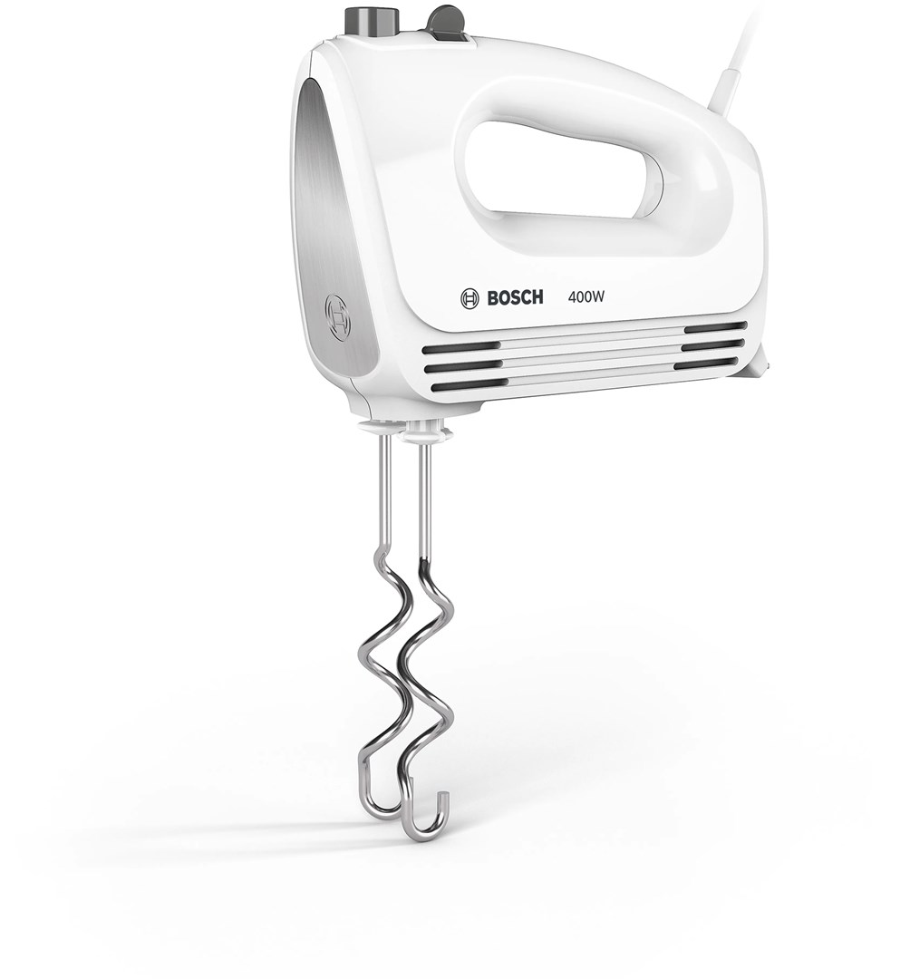 Bosch MFQ24200 mixer Hand mixer 400 W Brushed steel, White
