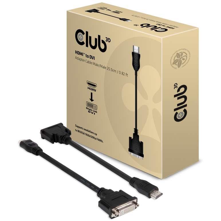 CLUB3D HDMI to DVI Single Link Passive Adapter