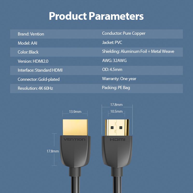 CABLE HDMI 3M/AAIBI VENTION