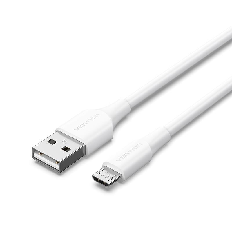 CABLE USB2.0 TO MICRO-B/2M WHITE CTIWH VENTION