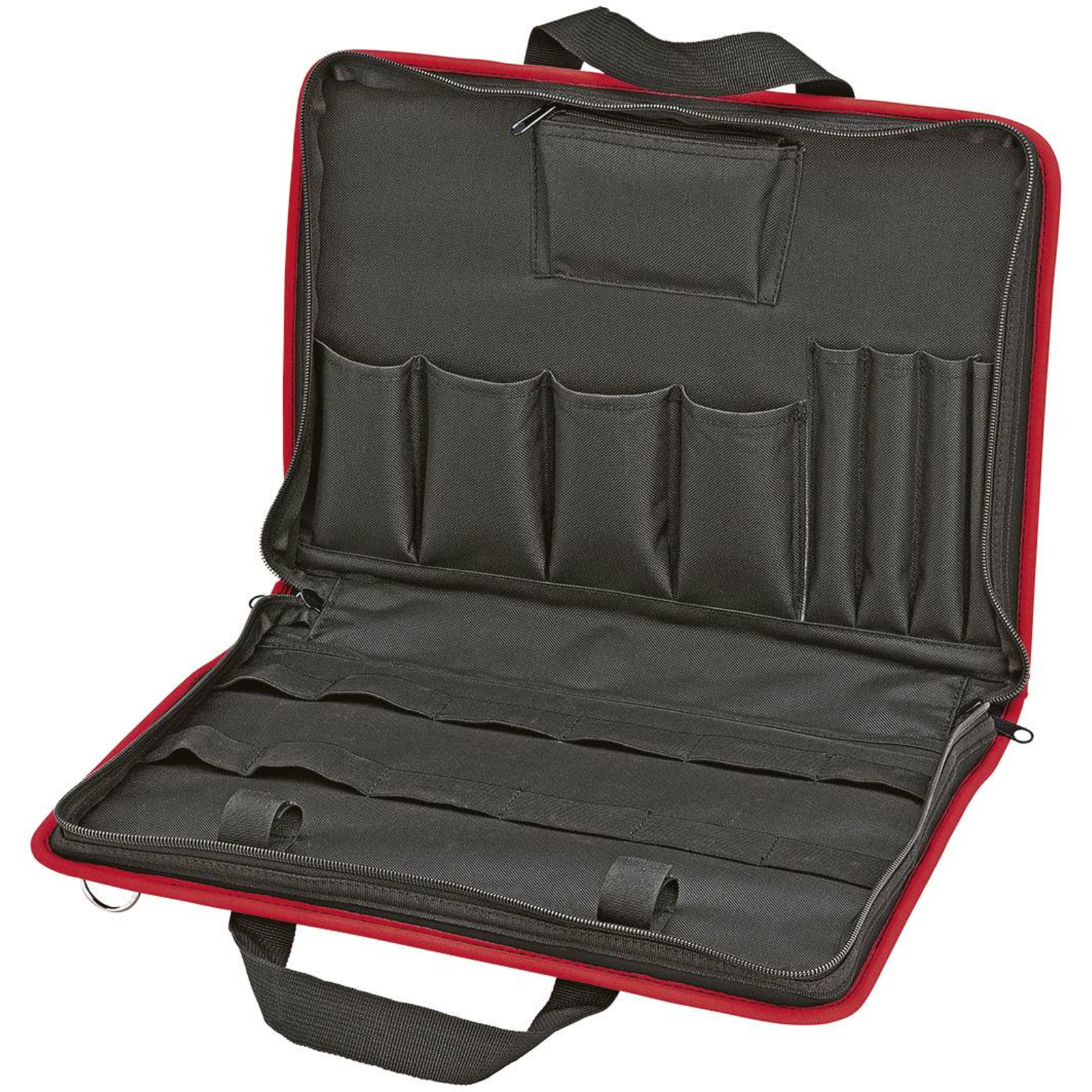 KNIPEX 00 21 11 LE Black Red Polyester 8 Pockets 410 Mm 290 Mm 60 Mm