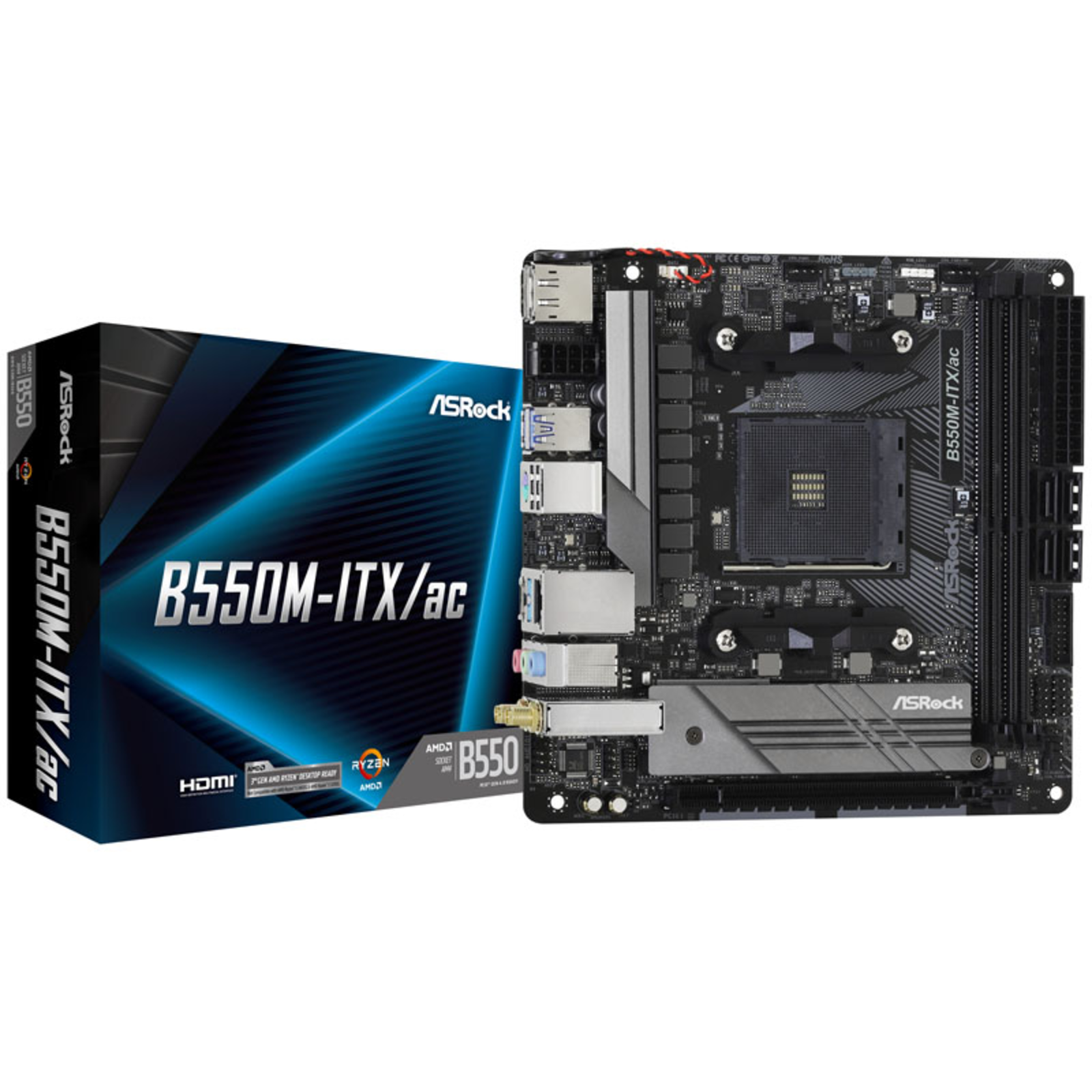 ASRock B550M-ITXac Mini ITX AM4 AMD B550