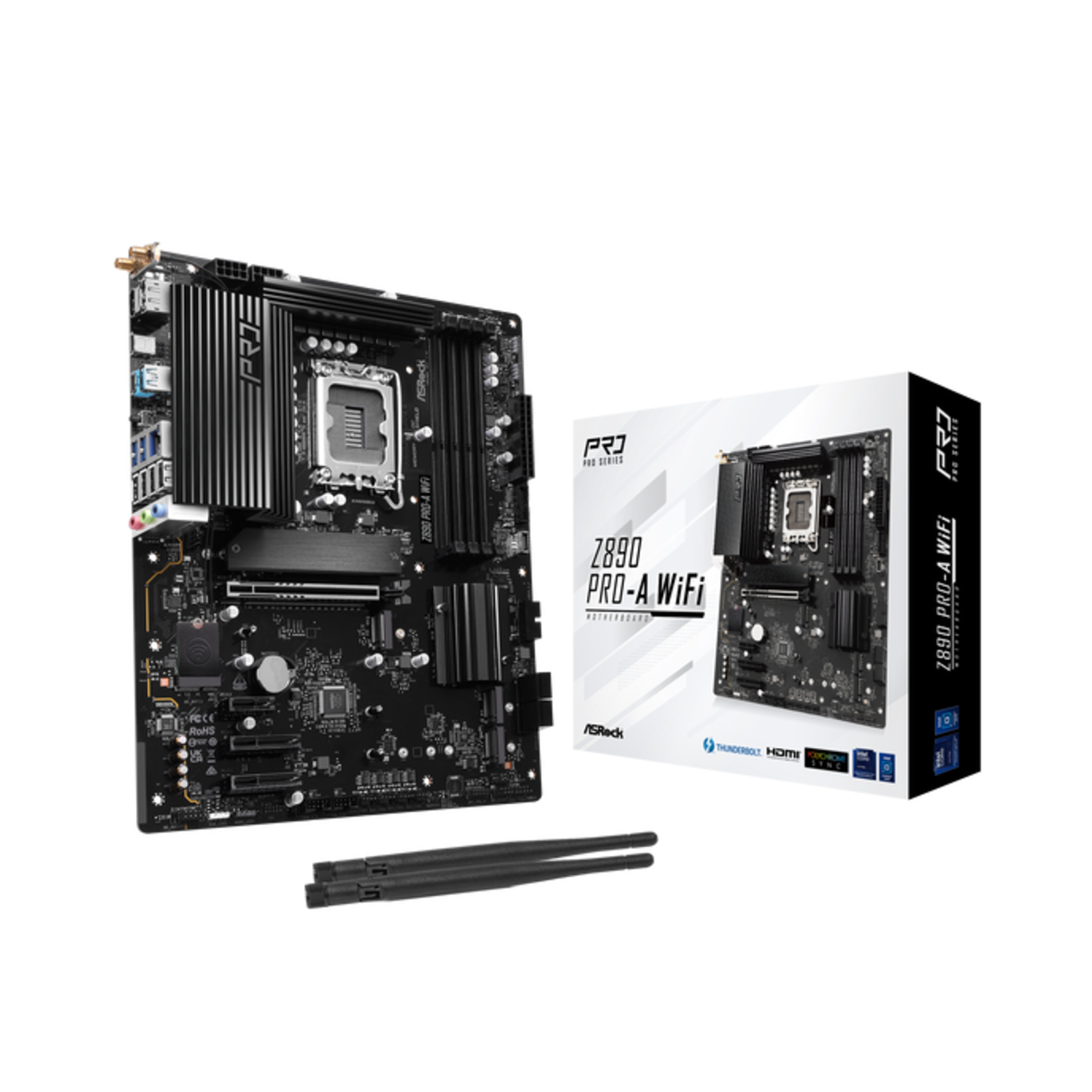ASRock Z890 Pro-A Wi-Fi Motherboard ATX LGA-1851 Intel Z890