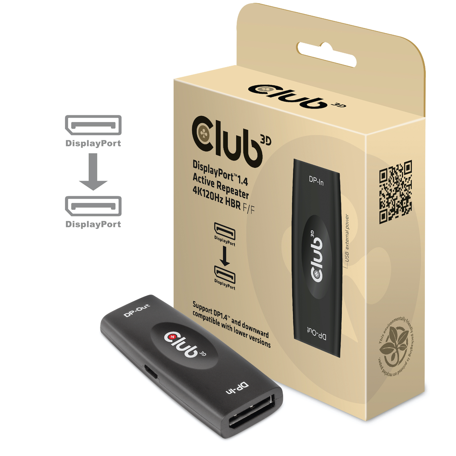 Club 3D CAC-1007 Repeater Copper Transceiver
