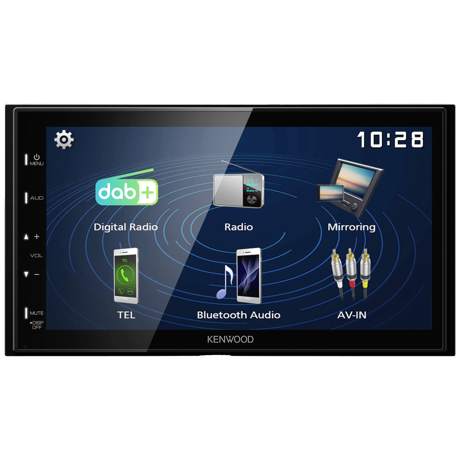 Kenwood Electronics DMX129DAB Black 2 DIN 64 W 45 W 99 DB 24 H