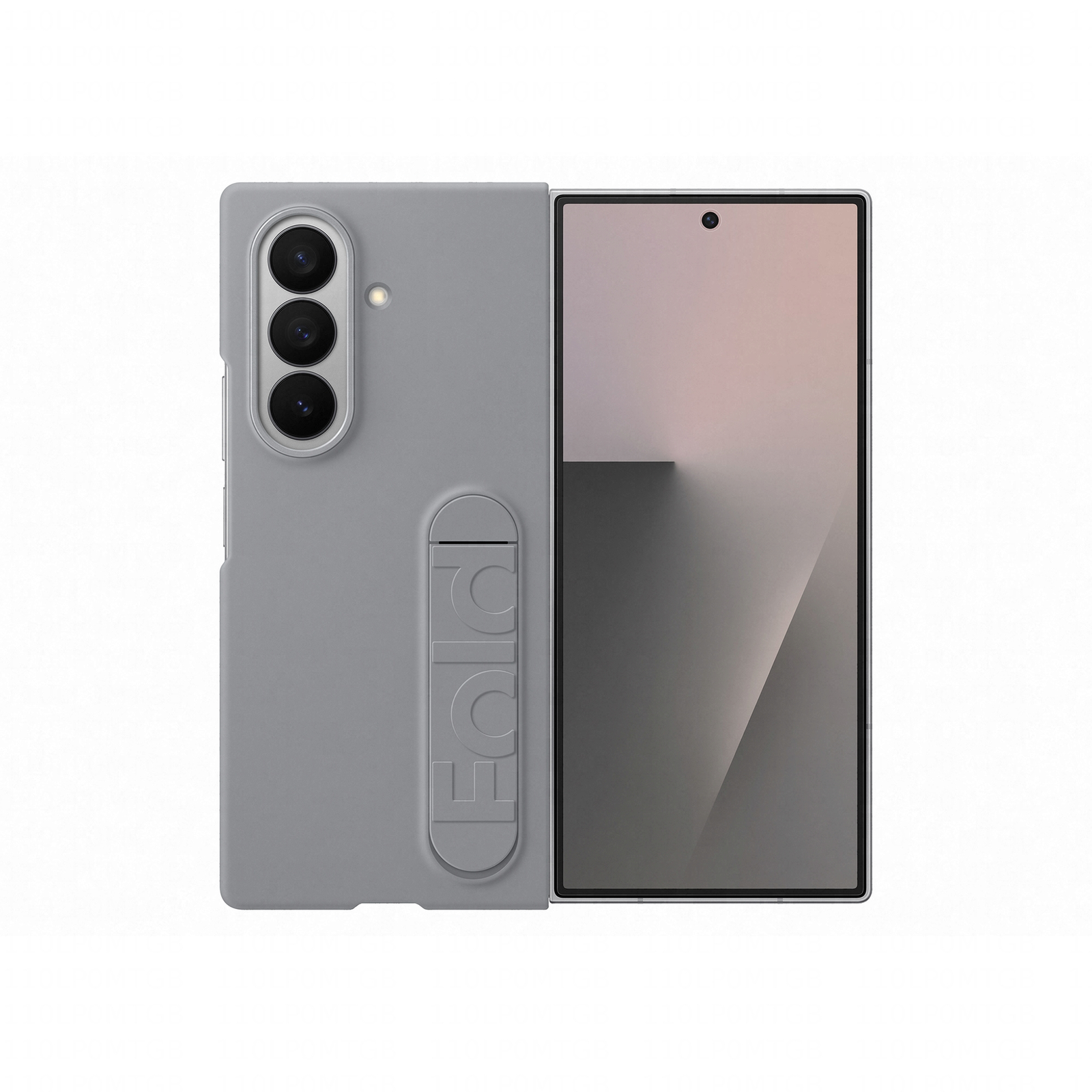 Samsung Standing Silicone Back Cover Grey Samsung Galaxy Z Fold 7