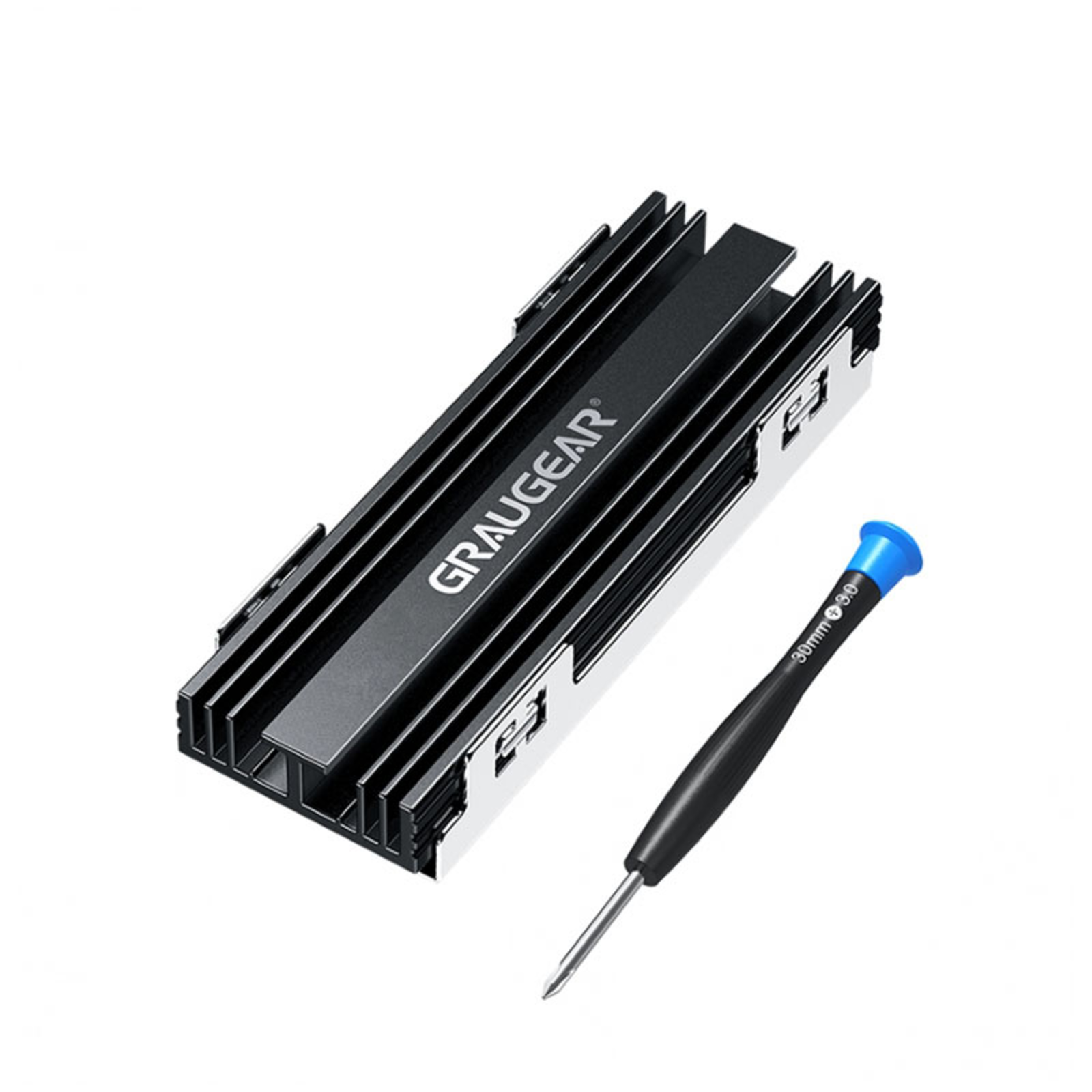grayGEAR M.2 NVMe SSD Cooler for PlayStation 5 Memory Expansion 2x Thermal Pads