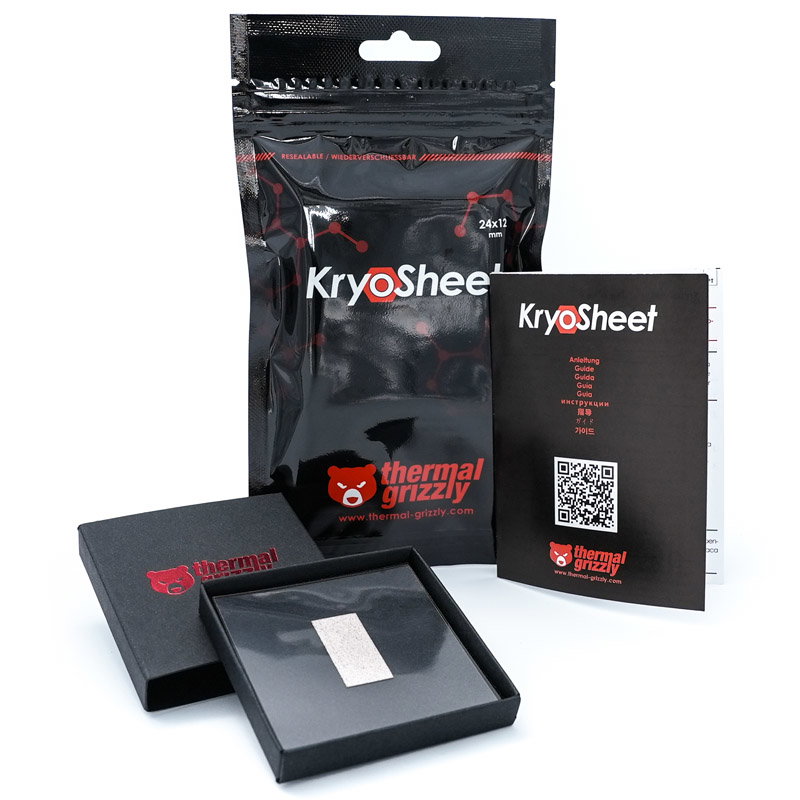 Thermal Grizzly KryoSheet Wrmeleitpad - 24 x 12 mm
