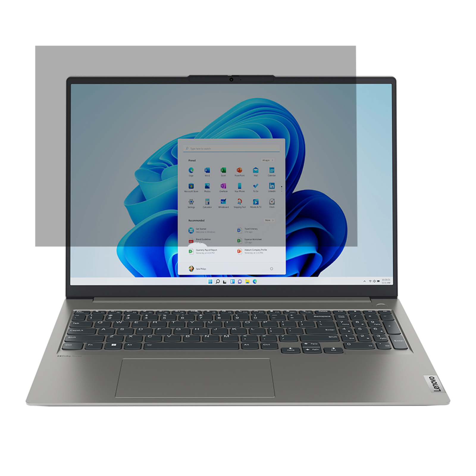 Lenovo 16-inch Premium Clarity Privacy Filter for P16/T16 Gen1 (16-10)