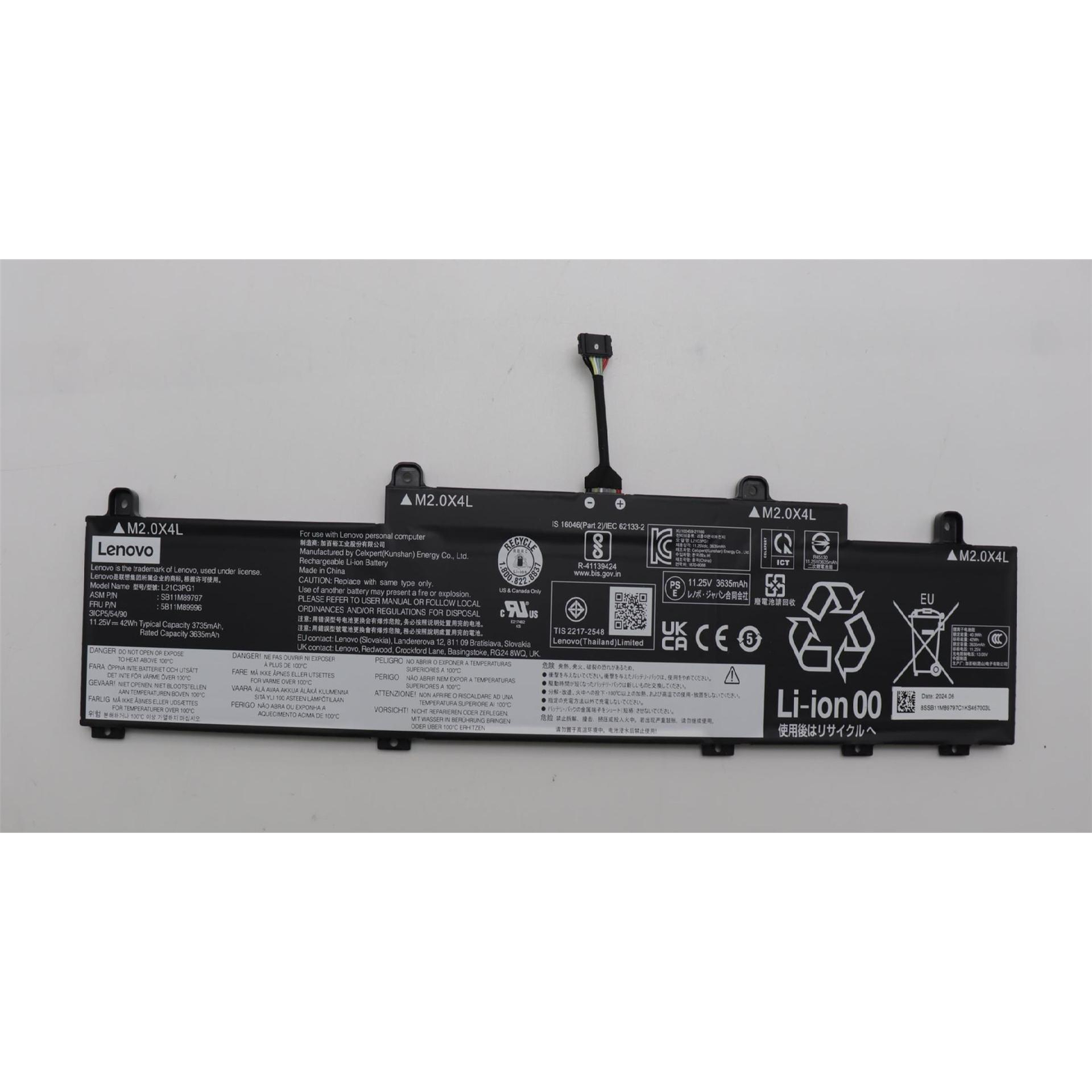 Lenovo BatteRY Internal 3c 42Wh (5B11M89996)
