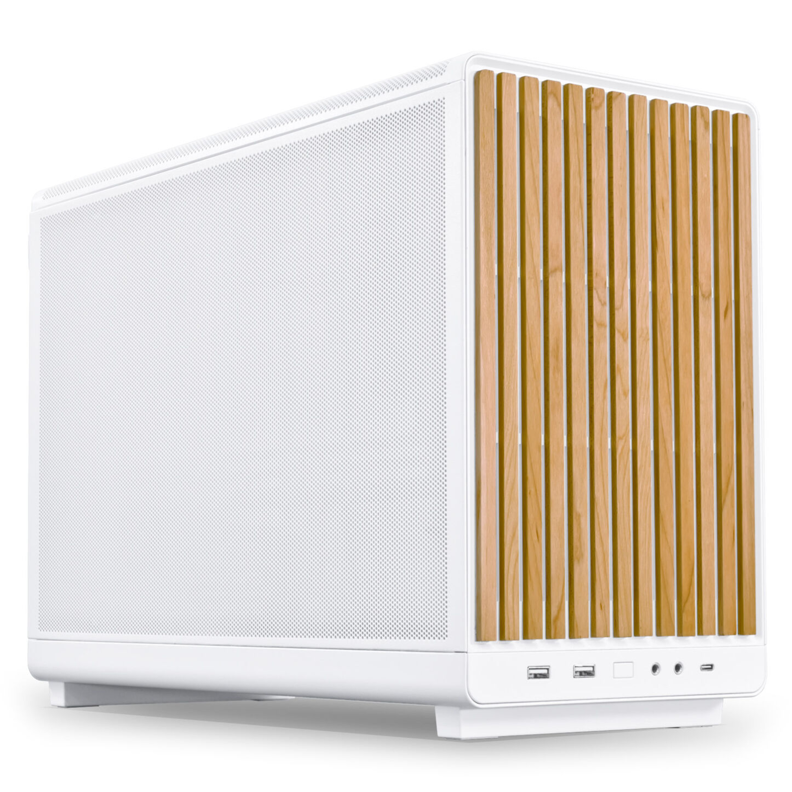 Lian Li Dan Case A3 MATX Wood Edition White