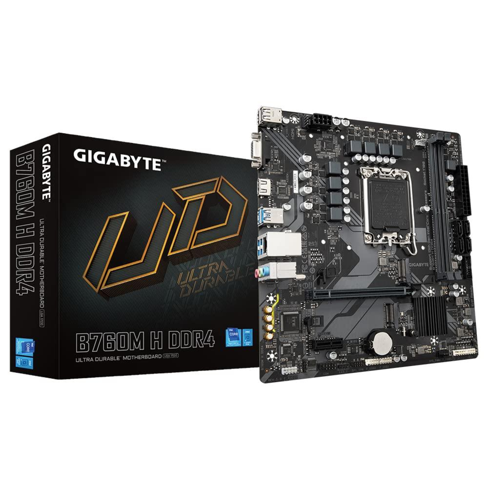 GIGABYTE B760M H DDR4 1.0 Motherboard Micro ATX LGA1700