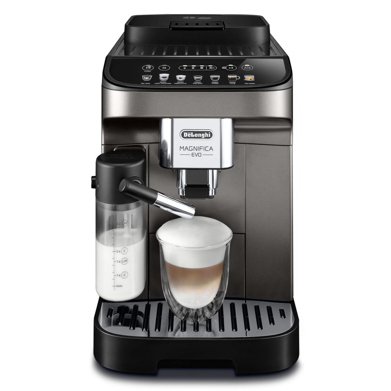 DeLonghi Magnifica Evo ECAM290.81.TB Fully Automatic Coffee Machine Stainless Steel Black