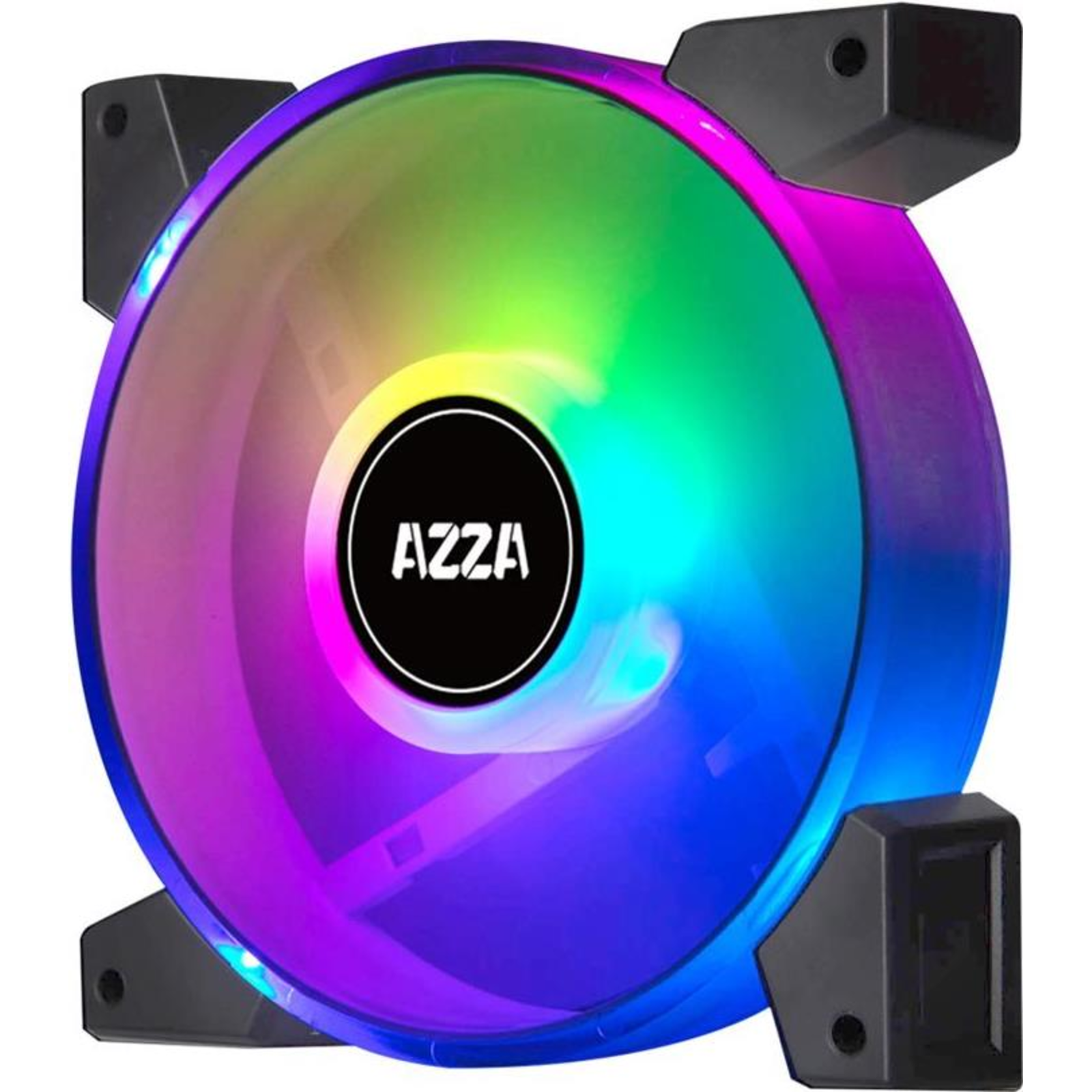 AZZA Hurricane 2 4x120mm Digital ARGB Fan with FB Retail