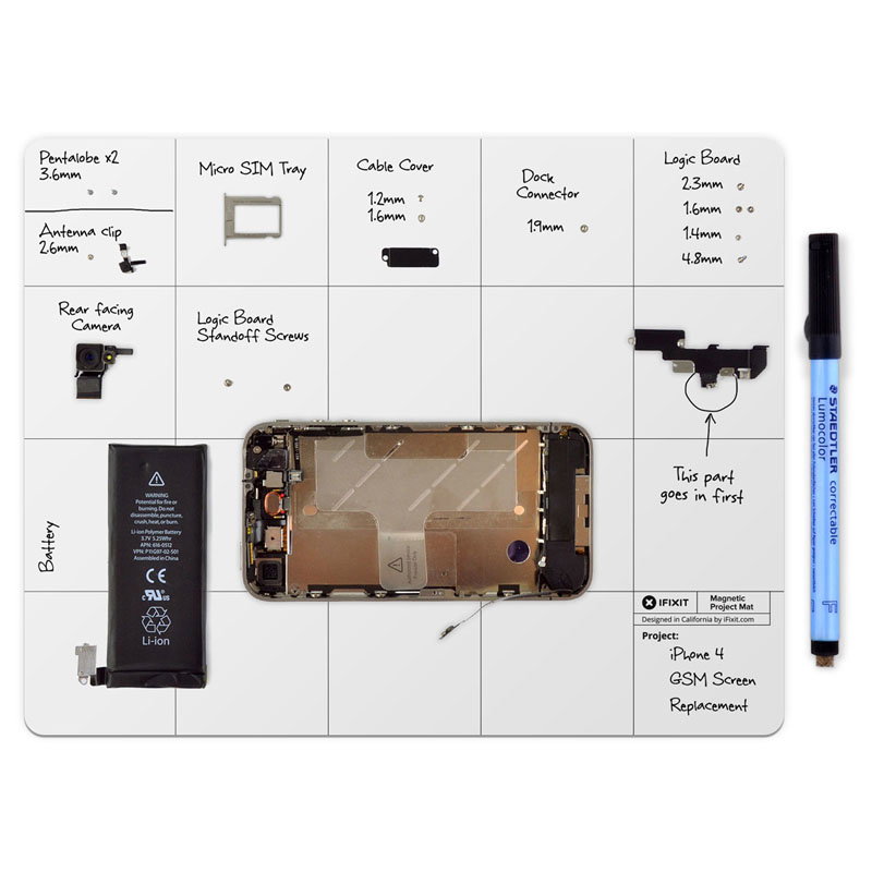iFixit Pro Magnetic Project Mat magnetische Unterlage for Elektronikreparaturen