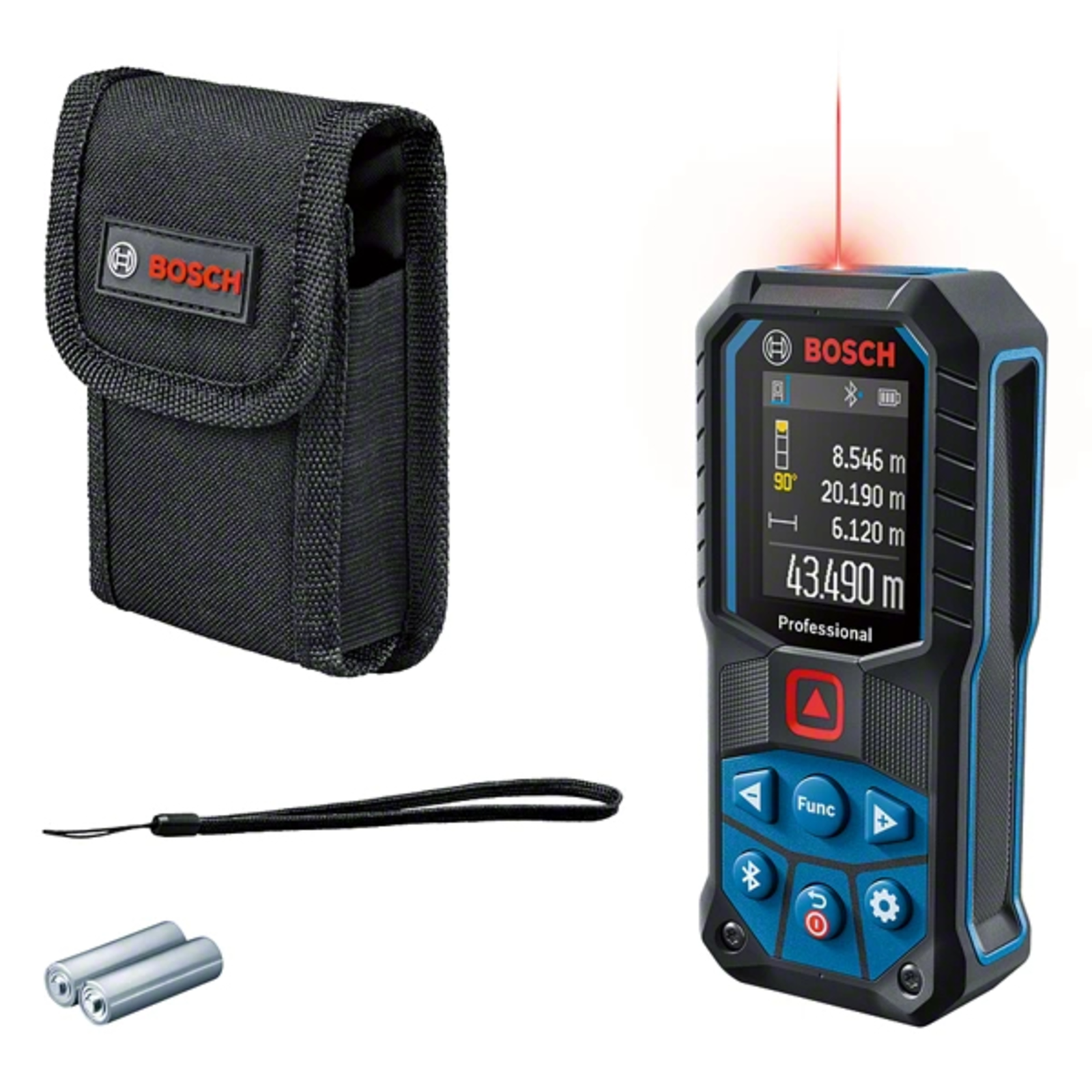 Bosch GLM 50-27 C PROFESSIONAL Laser Distance Meter,cm Ft in M,mm Black Blue Digital