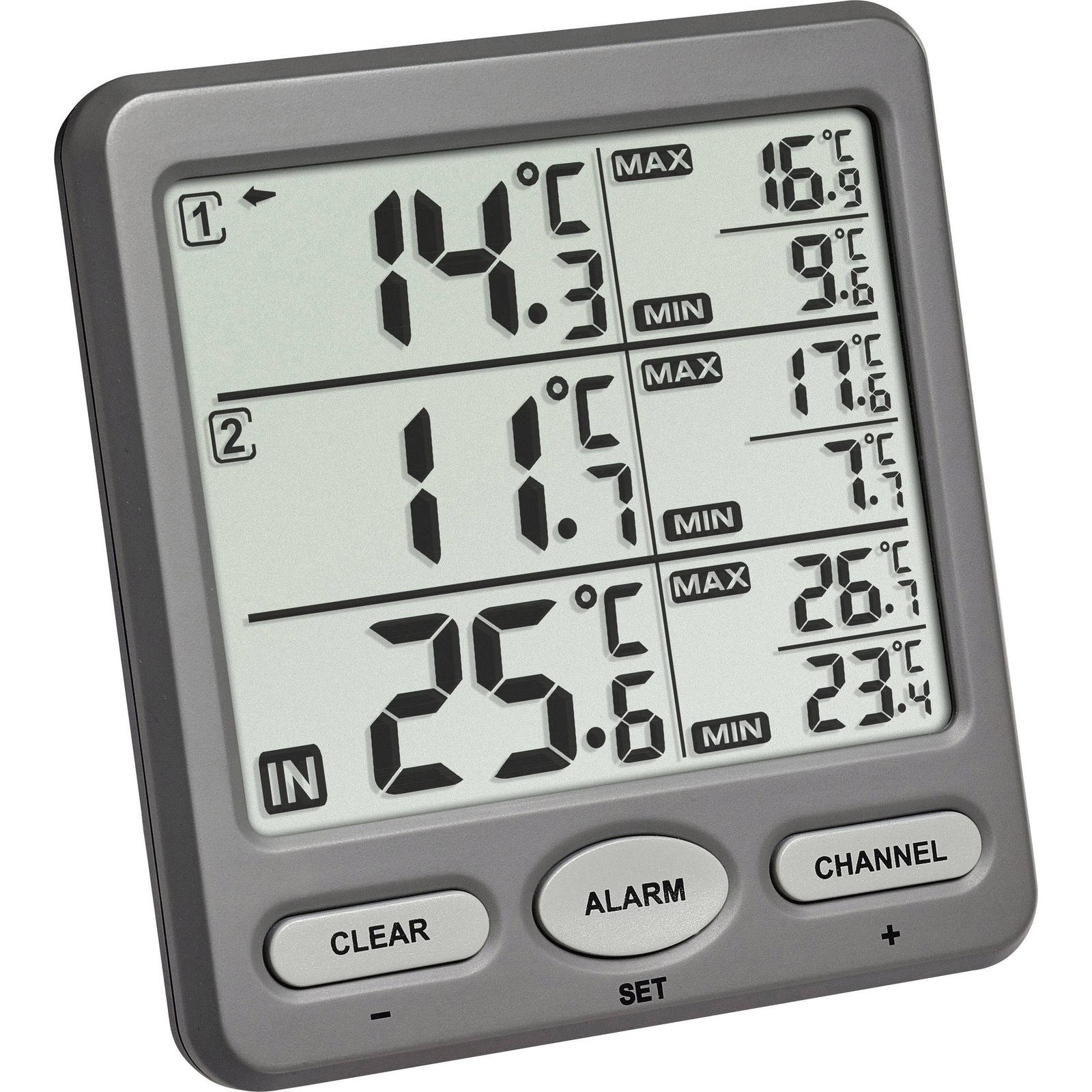 TFA 30.3062.10 Trio Radio Thermometer