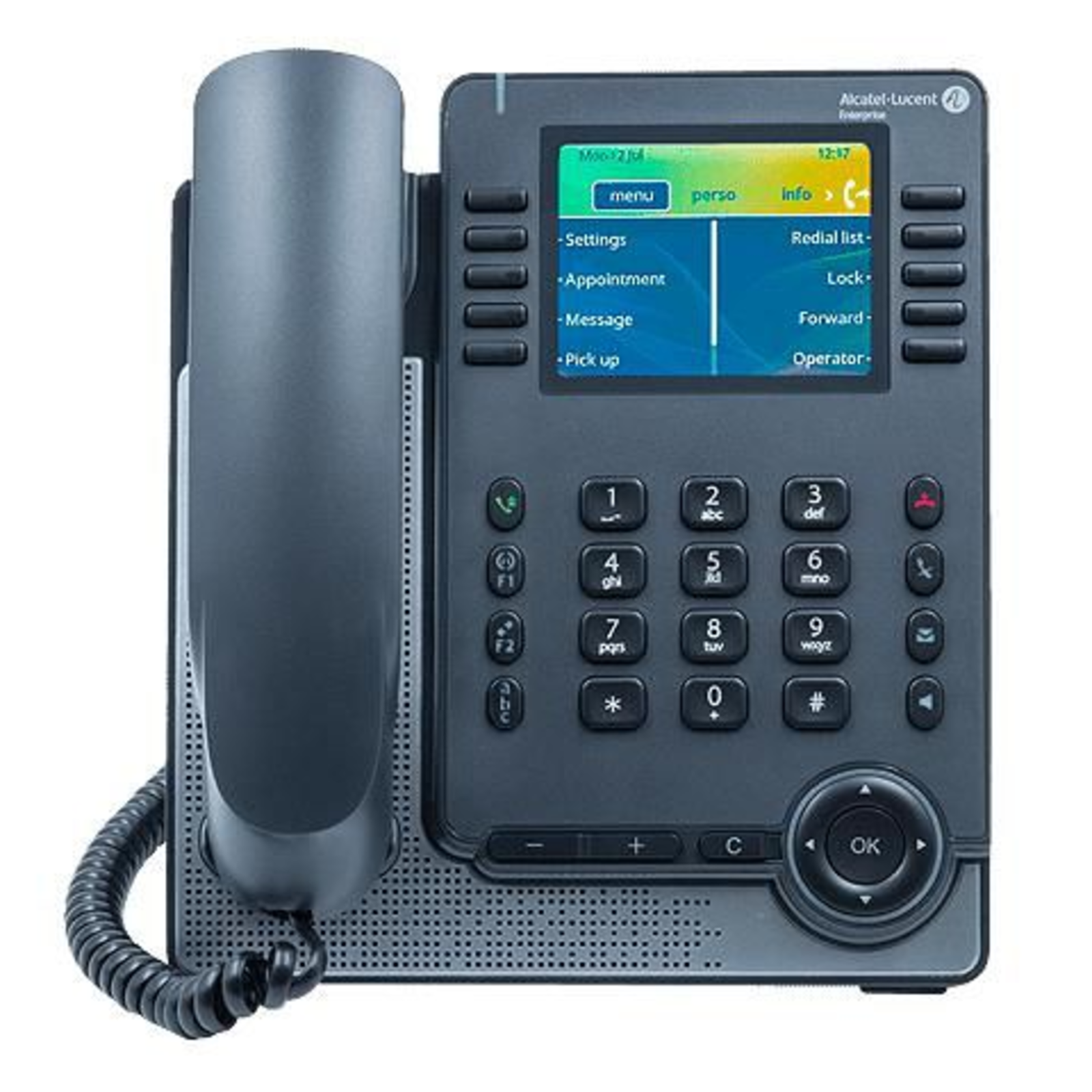 Alcatel Lucent ALE-30h IP Phone Grey Wall-Standing Wall-Mounted IP22 LCD