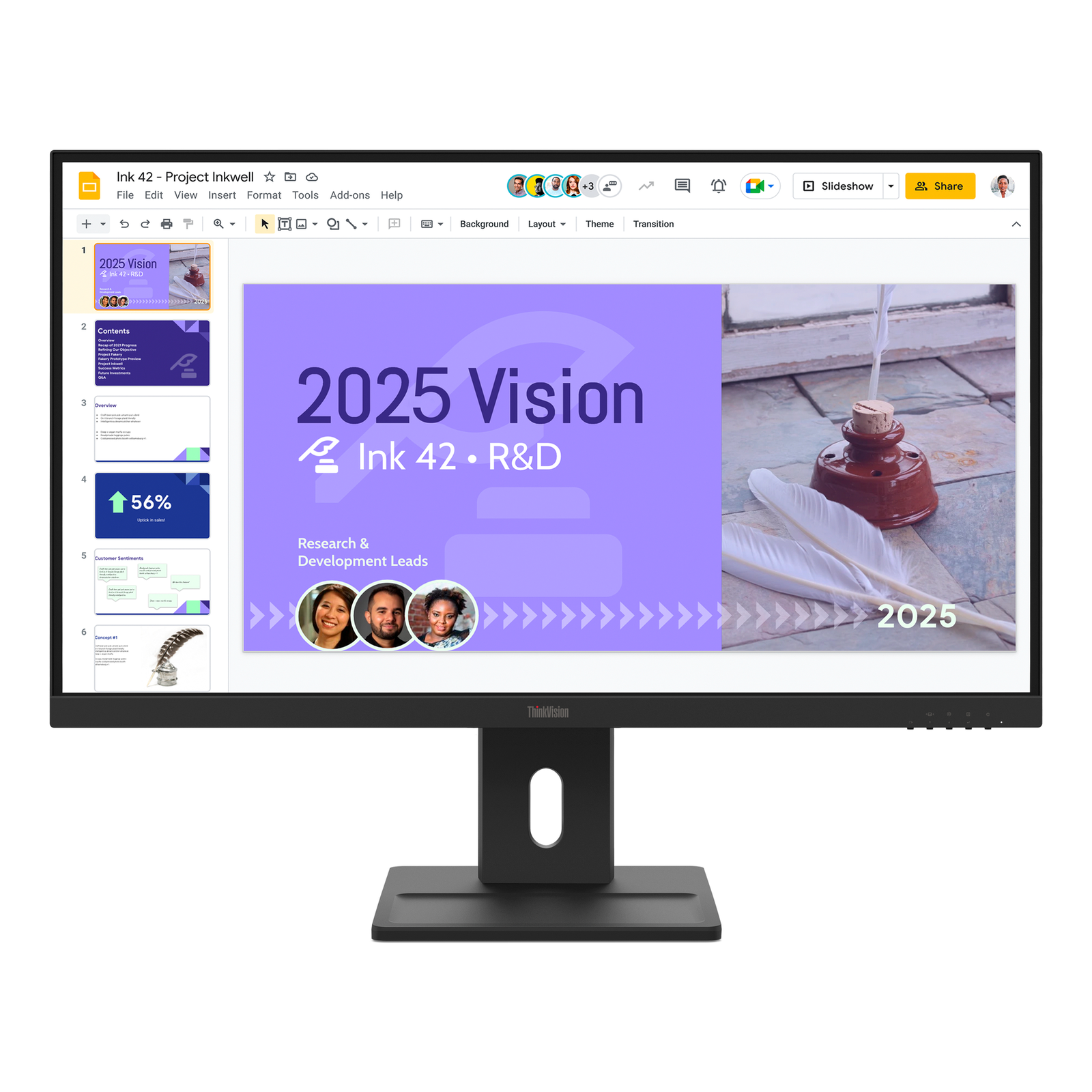 Lenovo Monitor ThinkVision E27Q-40 64BDGAT4EU Black (27 Inch)