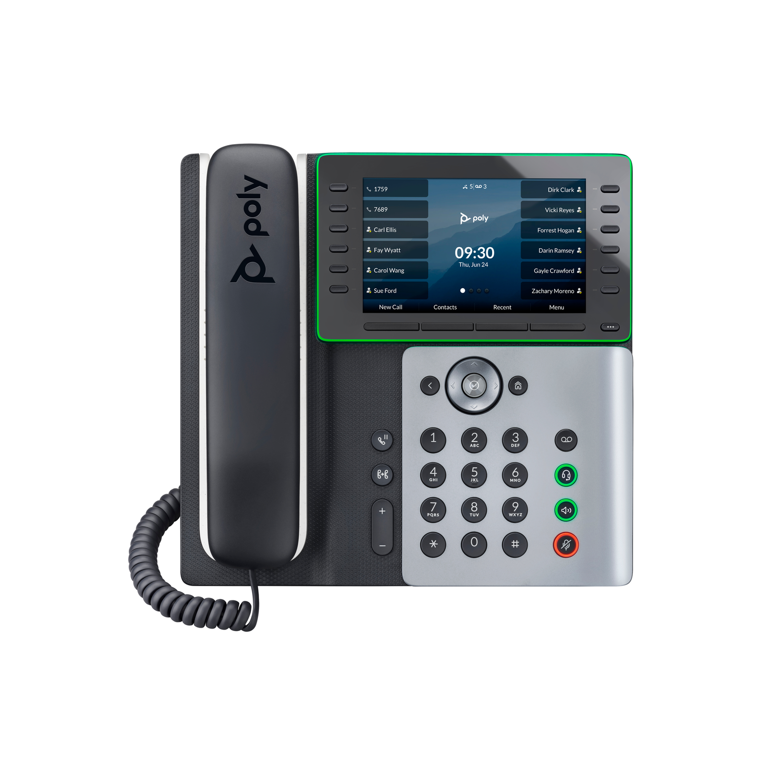 HPI Poly Edge E550 VoIP Phone with Caller ID-call Waiting Function