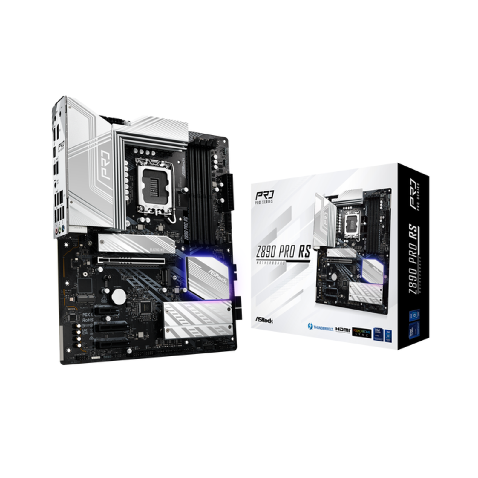 ASRock Z890 Pro RS Motherboard ATX LGA-1851 Intel Z890