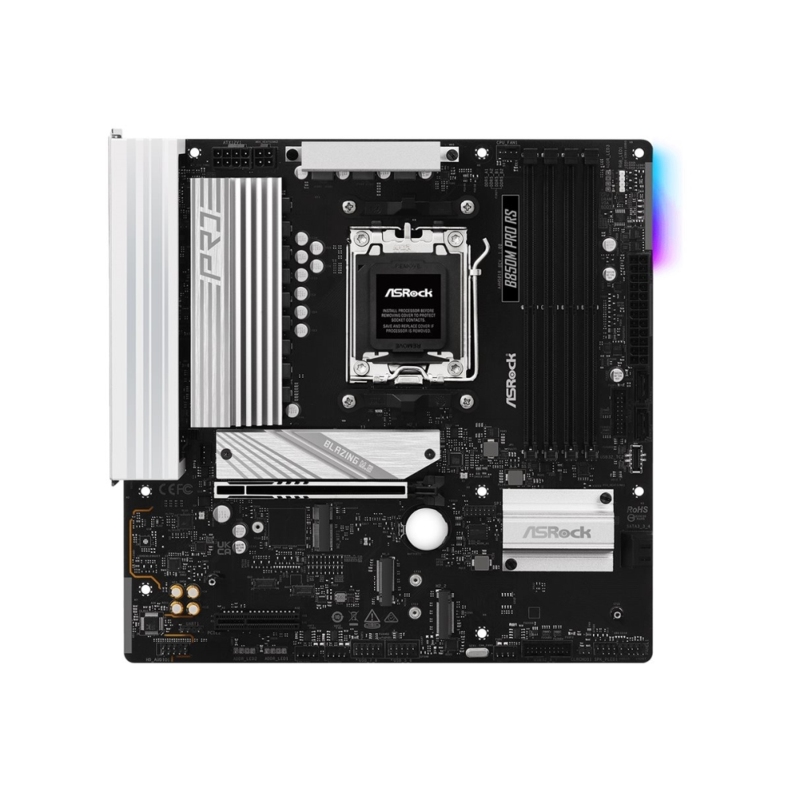 ASRock MB Sc AM5 B850M PRO RS AMD B850 4xDDR5 1xDP 1xHDMI MATX