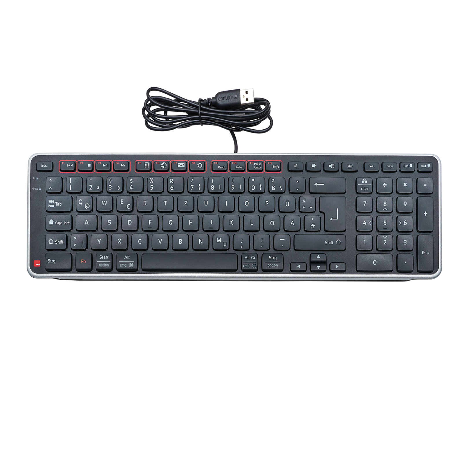 Contour Balance Keyboard Wired DE-Layout Black