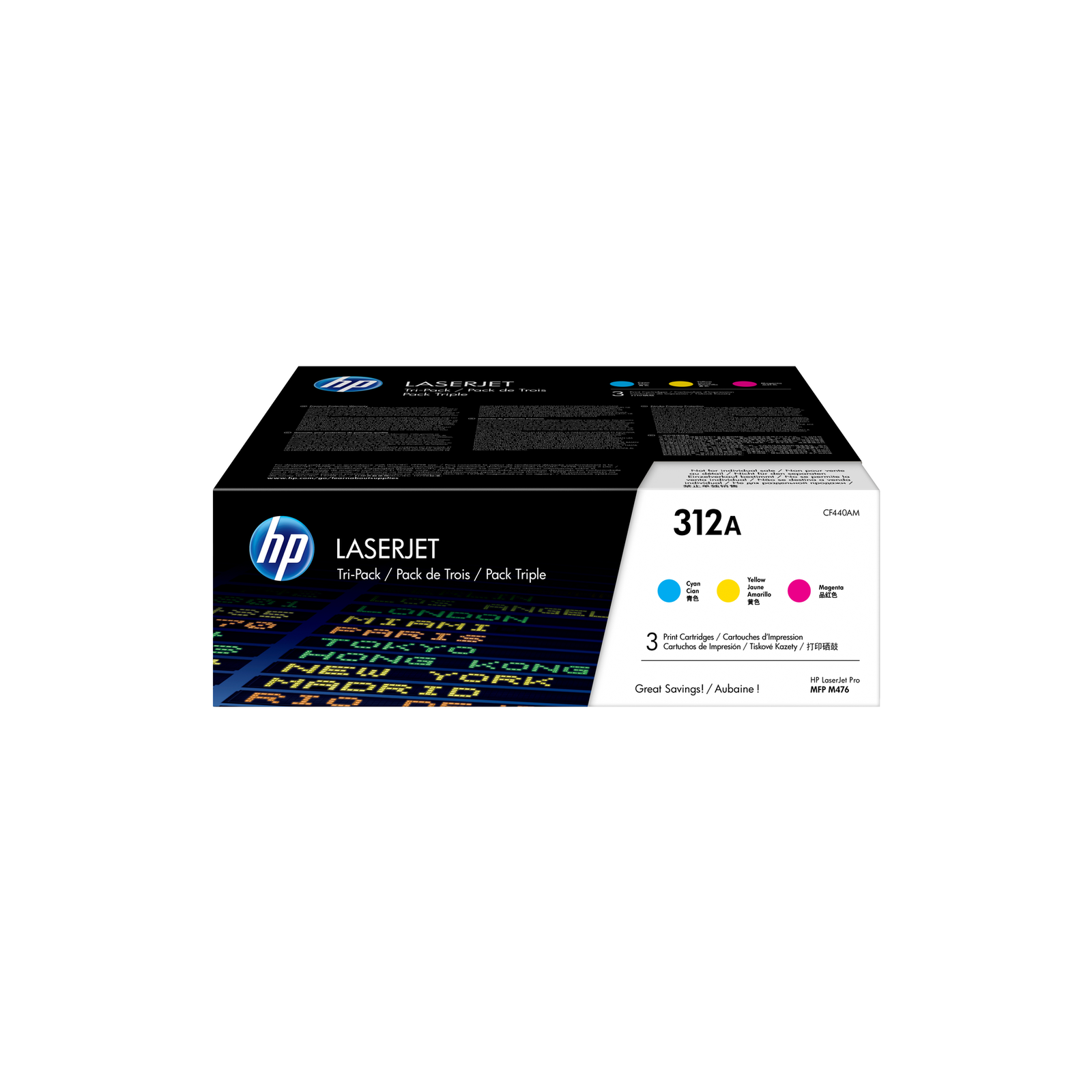 HPI 312A Gul cyan magenta 2700 Sider Toner CF440AM