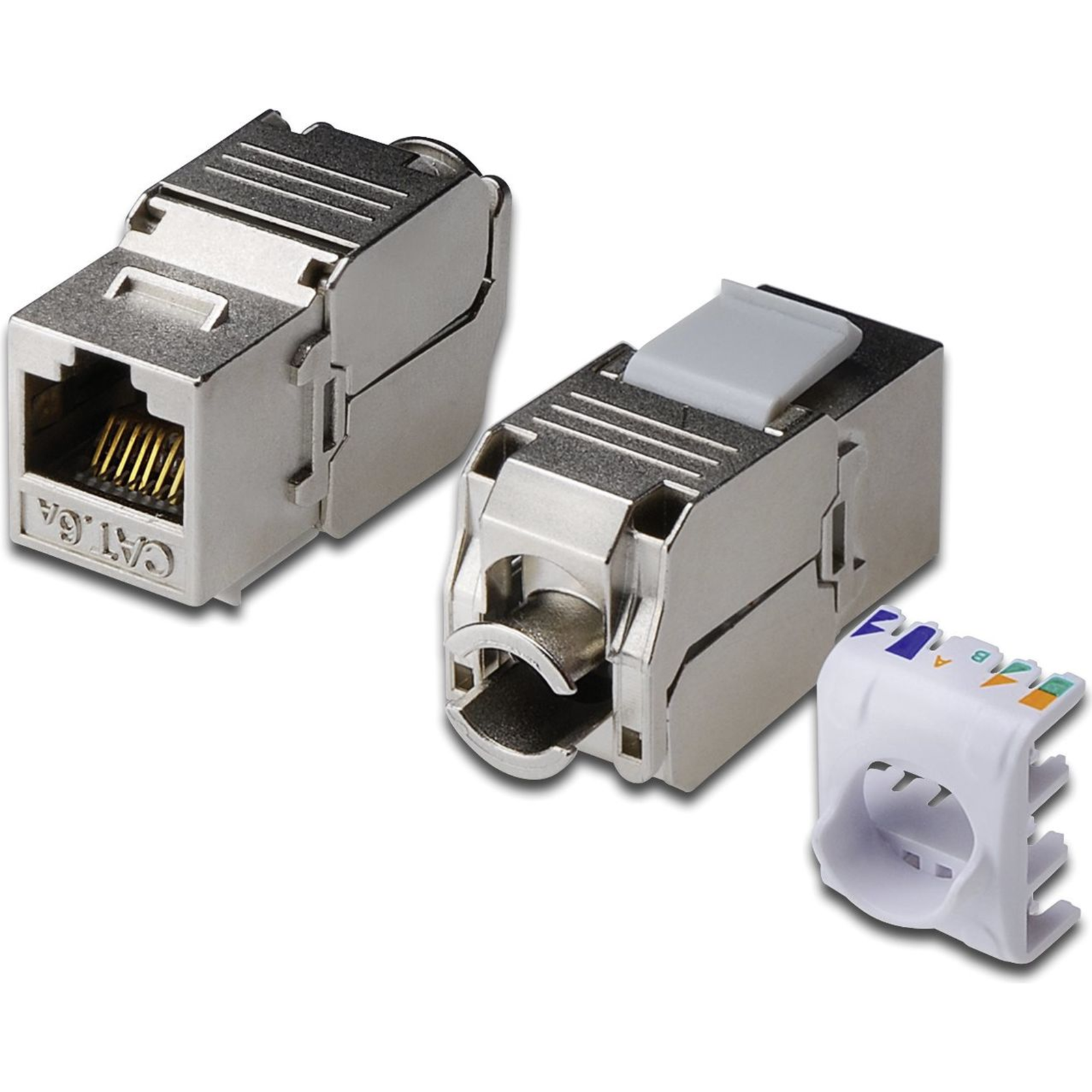 Digitus CAT 6A Keystone Jack Shielded Tool Free Connection