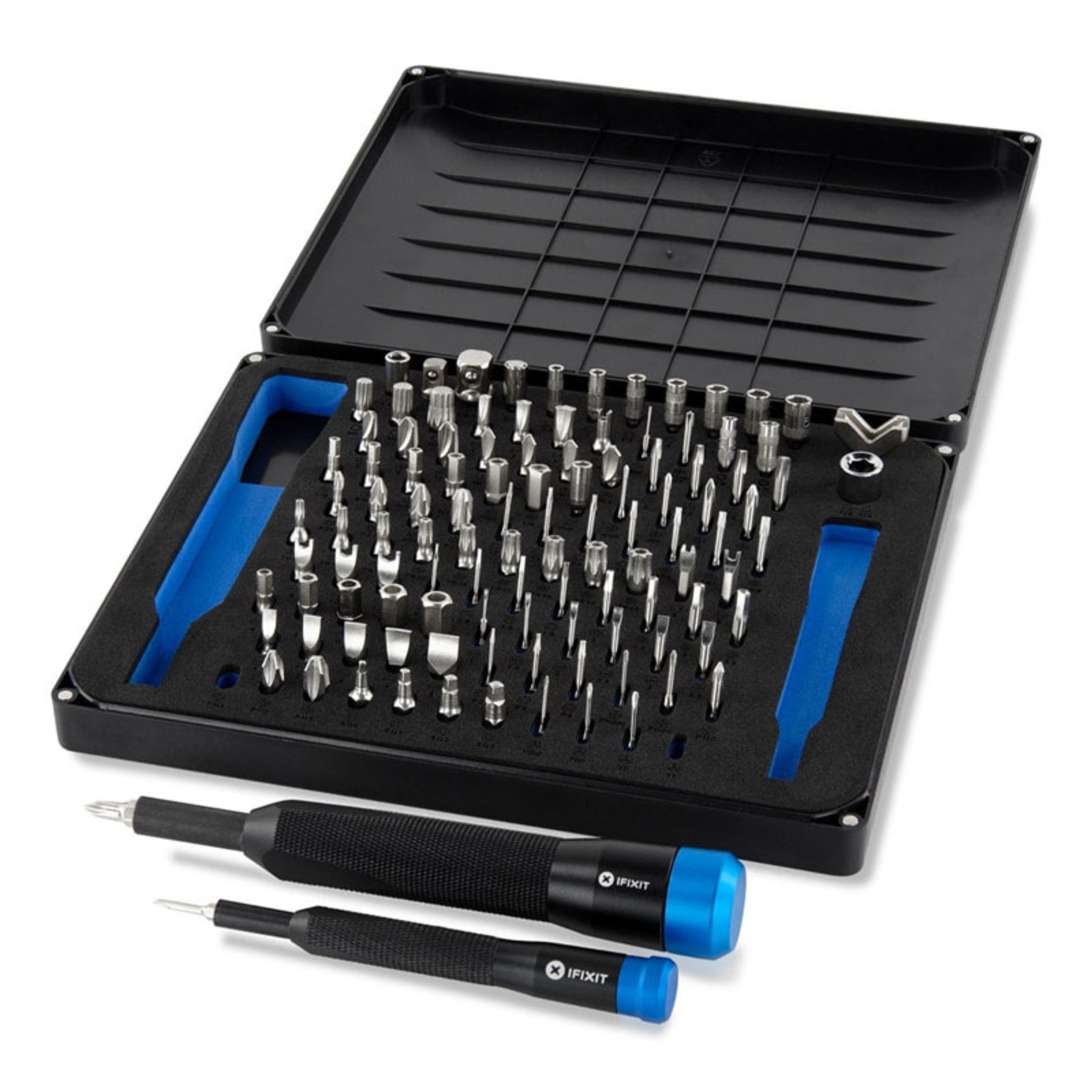 iFixit Manta Precision Bit Set Black Blue 114 Pieces