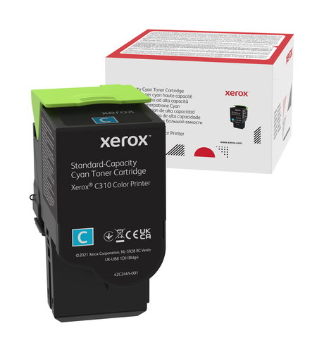 XEROX C310 CYAN STANDARD - CAPACITY TONER CARTRIDGE (2000 P
