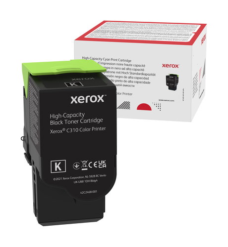 XEROX C310 BLACK HIGH CAPACITY - TONER CARTRIDGE (8000 PAGES)