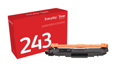 EVERYDAY BLACK TONER COMPATIBLE - WITH BROTHER TN-243BK HIGH CAPAC