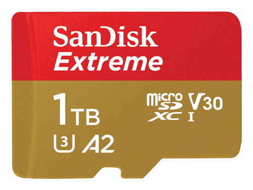 EXTREME MICROSDXC 1TB+SD - ADAPATER 190MB/S 130MB/S A2 C10