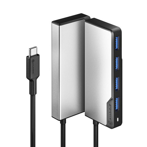 USB-C FUSION SWIFT 4-IN-1 HUB - SPACE GREY