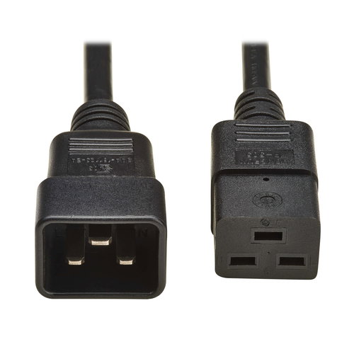 POWER CABLE C20 TO C19 H05VV-F - 16A 2M