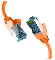 CAT7 ORANGE 2M RAW CAB RJ45 - S/FTP LSZH 10GBIT CU LAN DSL