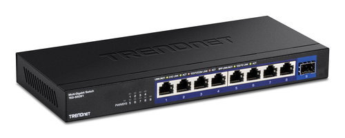 9-PORT 2.5G UNMANAGED SWITCH - W. 10 G SFP+ PORT