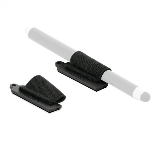 PACK OF 10 ADHESIVE UNIVERSAL - STYLUS HOLDER - BLACK