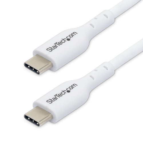 1M WHITE USB-C CHARGING CABLE - 60W POWER DELIVERY M/M TYPE-C