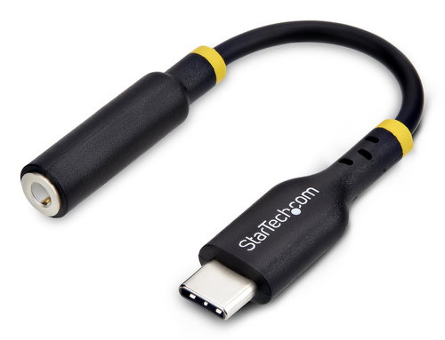 USB-C AUDIO ADAPTER TO 3.5MM - TRRS HEADPHONE JACK - TYPE-C DON