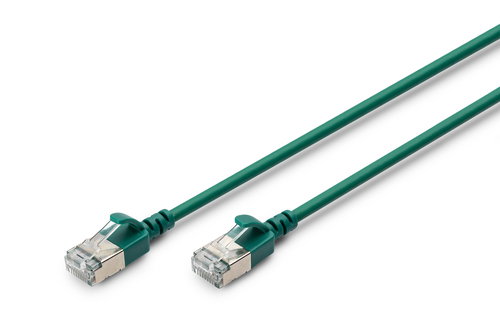 CAT 6A F-FTP SLIM PATCHCAB 15M - COOPERLSZH AWG 32/7 0.3M GREEN