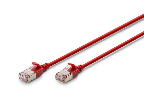 CAT 6A F-FTP SLIM PATCHCABLE 2M - COOPERLSZH AWG 32/7 0.3M RED