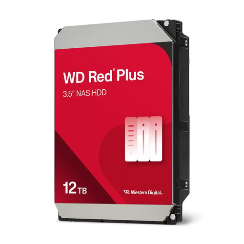 12TB RED PLUS 512MB CMR 3.5IN - SATA 6 GB/S